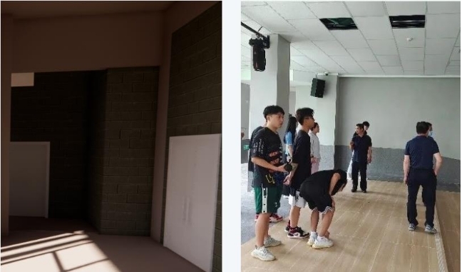 BIM工作室南三教學樓實地教學